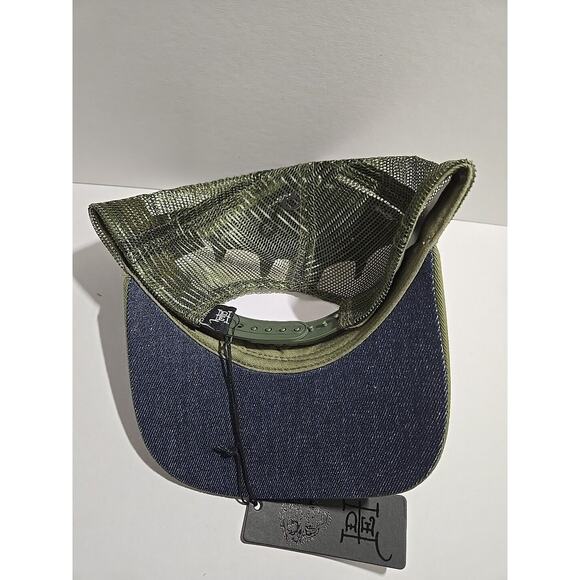 Ed Hardy Tattoo Trucker Hat Green - Picture 8 of 12